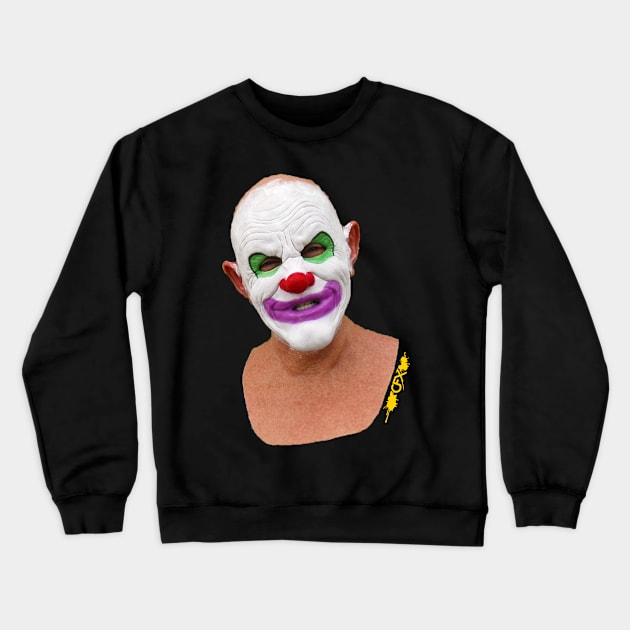 Pickles the Carnie - Circus Clown Crewneck Sweatshirt by CFXMasks